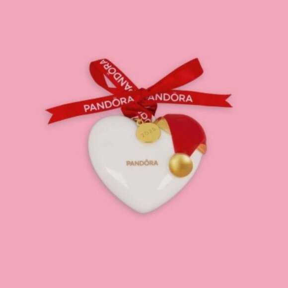 *UK Limited Edition*Pandora Santa Heart Red Hat Christmas Tree Ornament 2025 🎄 - Picture 14 of 16